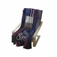 thumbnail image 4 of 18th Birthday Soft Flannel Fleece Throw Blanket, Cartoon Birthday Party Cake with Candles Vibrant Abstract Backdrop, Cozy Plush for Indoor and Outdoor Use, 60" x 80", Purple and Lilac, by Ambesonne, 4 of 6
