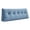 Blue, variant on Triangular Wedge Headboard Pillow for Dorm Bed, Large Long Backrest Bolster Cushion with Side Pockets, Plush Support for Sitting Reading Sleeping, Bed Sofa Gaming Leisure 39.3x4.7x15.7 Inch