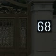 thumbnail image 6 of Fairnull Solar Powered 0-9 LED Light House Address Number Street Road Doorplate Wall Lamp, 6 of 10