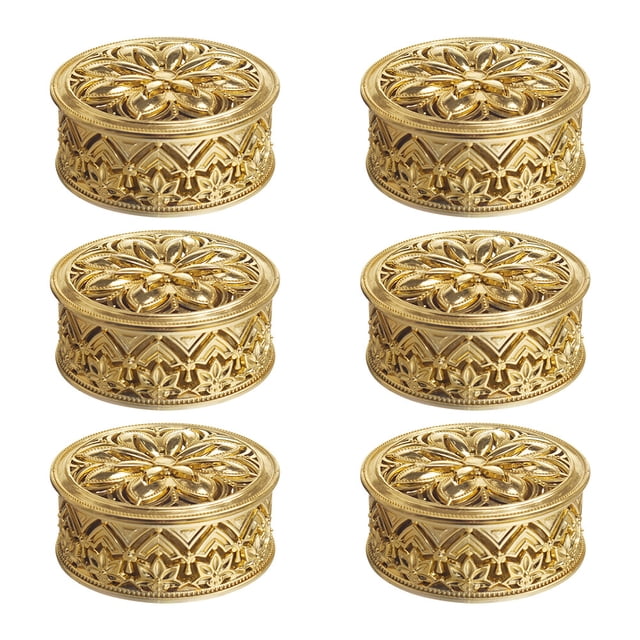 Caja de almacenamiento de dulces de 6pcs caja de caramelo de boda de plástico Cajas de aromaterapia plástica