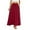 Red, variant on Maxi Skirts For Women With Pockets Long Midi Length Casual Skirt For Holiday Suede Skirt Checke Tight Desk Side Slit Long Women's Suits Work Dog 70s Black M