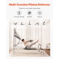 thumbnail image 6 of VEVOR Pilates Reformer, Pilates Machine for Home Gym Studio Use, Strength Training Workout Equipment with Dual Resistance, Reformer Box, and Jump Board, for Advanced Users and Beginners,Up to 400 LBS, 6 of 9