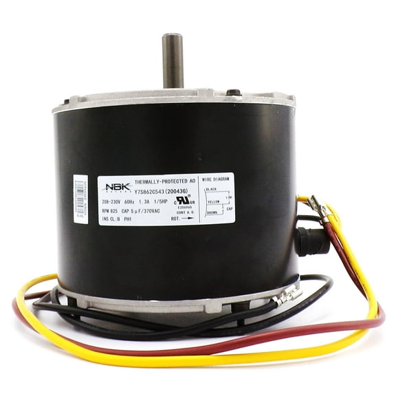 51-23055-12 CONDENSOR MOTOR 1/5HP 825RPM 208-230V - EXACT FIT FOR RHEEM - REPLACEMENT PART BY NBK