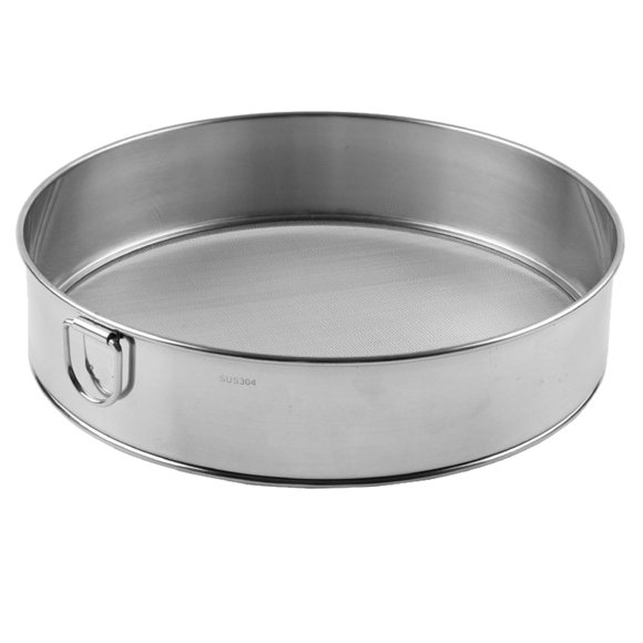 BRIGHTFUFU Harina del hogar Cocina de cocina Mole de malla Mesh redonda de malla de malla fina tamiz de torcedura de harina