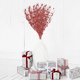 thumbnail image 5 of Adornos navideños, adornos navideños, regalos navideños, adornos navideños, 10 piezas por juego, 42 cm, 12 esquejes de árbol de Navidad bifurcados, accesorios para ramos navideños, esquejes de árboles, 5 of 5