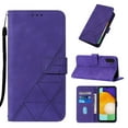 thumbnail image 1 of Allytech Case for Samsung Galaxy A13 4G Cover with Card Holder Folio Wallet Case, Kickstand PU Leather Magnetic Closure Soft TPU Back Protective Cover with Hand Strap for Galaxy A13 4G, Purple, 1 of 4
