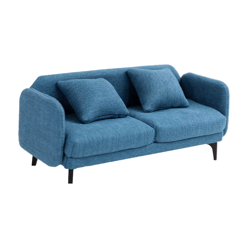 Miniature Dollhouse Sofa Dollhouse Double Sofa Kits Dollhouse