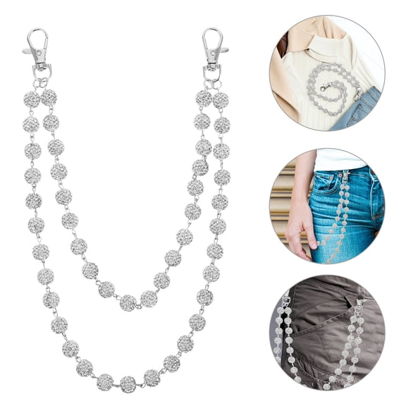 Raindrops Style Metal Wallet Chain 1 Piece for Daily Wear and Fashion Enhancement