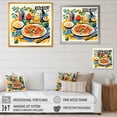 thumbnail image 4 of Designart "Impressionistic Pizza in Henri Matisse Style I" Food & Beverage Wall Art - Traditional Yellow Pizza Hallway Wall Art Decor, 4 of 6