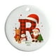 thumbnail image 2 of Adornos navideños con letras del alfabeto | 26 colgantes decorativos | Decoración navideña personalizada para hacer tú mismo, 2 of 6