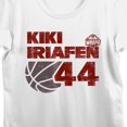 thumbnail image 2 of Kiki Iriafen Number "44", Basketball Vector on White Adult T-Shirt-XXL, 2 of 5