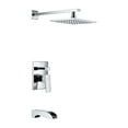 thumbnail image 2 of Anzzi SH-AZ037MK Mezzo Series 1-Handle 1-Spray Tub & Shower Faucet in Matte Black, 2 of 5