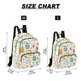 thumbnail image 2 of FORMRS Mini Backpack Purse for Women Travel Daypack Casual Shoulder Bag, Floral Easter Eggs, 2 of 7