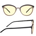 thumbnail image 3 of Gafas bloqueadoras de luz azul Gunnar Strata Palomar Onyx-Gold, 3 of 6