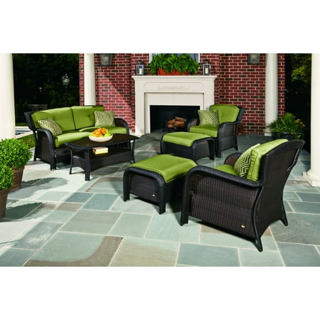 6-Piece Outdoor Woven Lounge Set