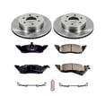 thumbnail image 3 of Power Stop Front Stock Replacement Brake Pad and Rotor Kit KOE2137, 3 of 8