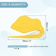 thumbnail image 2 of Uxcell Letter Opener Envelope Slitter, 12Pcs Mail Slitter Safe Mail Opener for Women Paper Postal Package Home Office, Black/Yellow, 2 of 5