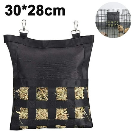 Rabbit Hay Feeder,Guinea Pig Hay Bag,Hay Bag Hanging Feeder Sack
