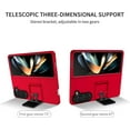 thumbnail image 3 of Case for Samsung Galaxy Z Fold 5, [Adjustable Bracket] Shockproof PC Shell with Lens Protection Galaxy Fold 5 Phone Case, Red, 3 of 7