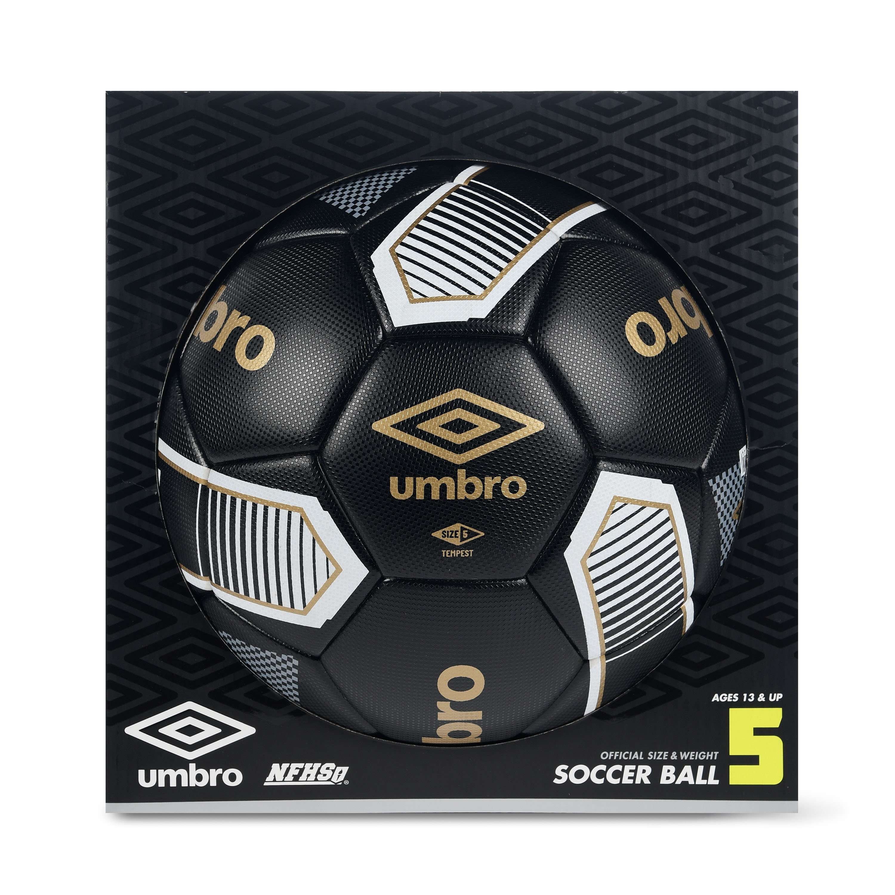 Umbro Tempest Soccer Ball, Size 5, NFHS Certified photo 4