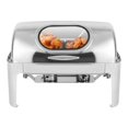 thumbnail image 6 of Luxury Buffet Chafing Dish Stainless Steel 9 Litre Food Warmer 2 Pans Food Heat, 6 of 15