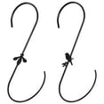 thumbnail image 3 of Masteelf  2 Pcs Plant Hook Bird Feeder Hooks for Trees Birds Parrot Black, 3 of 8