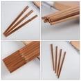 thumbnail image 7 of ACDANC 2026 New Chopsticks Bamboo Light Brown 4Pcs 12.6X0.8X0.4In Extra Long Chomping Chopsticks for Sushi, Noodles, Rice, Hot Pot, 7 of 7