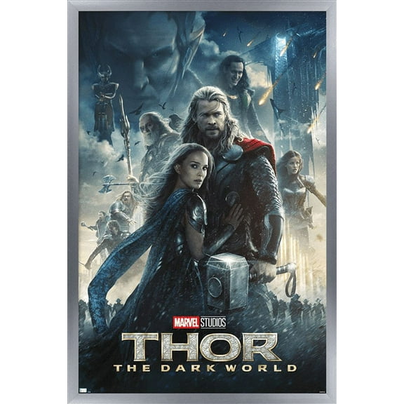 Marvel Thor: The Dark World - Group One Sheet Wall Poster, 14.725" x 22.375", Framed