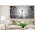 thumbnail image 2 of HFDF 1 John 5 11 Wall Art That God Gave Us Eternal Life,And This Life Is His Son Poster Christmas Print Canvas Wall Art For Home Office 10x8inch Framed, 2 of 6