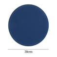 thumbnail image 7 of Heat Resistant Oven Mat, Nonstick Turntable Baking Mat, Large Silicone Pan Pads Soft Place Mat Round Pot Holder for Dishes Bowls blue, 7 of 7