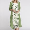 thumbnail image 1 of iTNHFP Robes Maxi pour Femmes 2025 Robe d'Été Décontractée pour Femmes Vacances Florale en Chiffon Sans Manches Robe Maxi Ensemble Deux Pièces Cardigan, 1 of 4