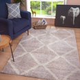 thumbnail image 1 of JV Home Diamond Trellis Shag Soft | Plush | High Pile Moroccan Shag Area Rug, 1 of 7