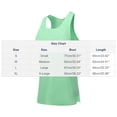 thumbnail image 4 of Lmnyox Athletic Tops for Women Lightweight Breathable Quick Dry Running Workout Tank Tops Summer Sleeveless Sport Shirts, 4 of 4