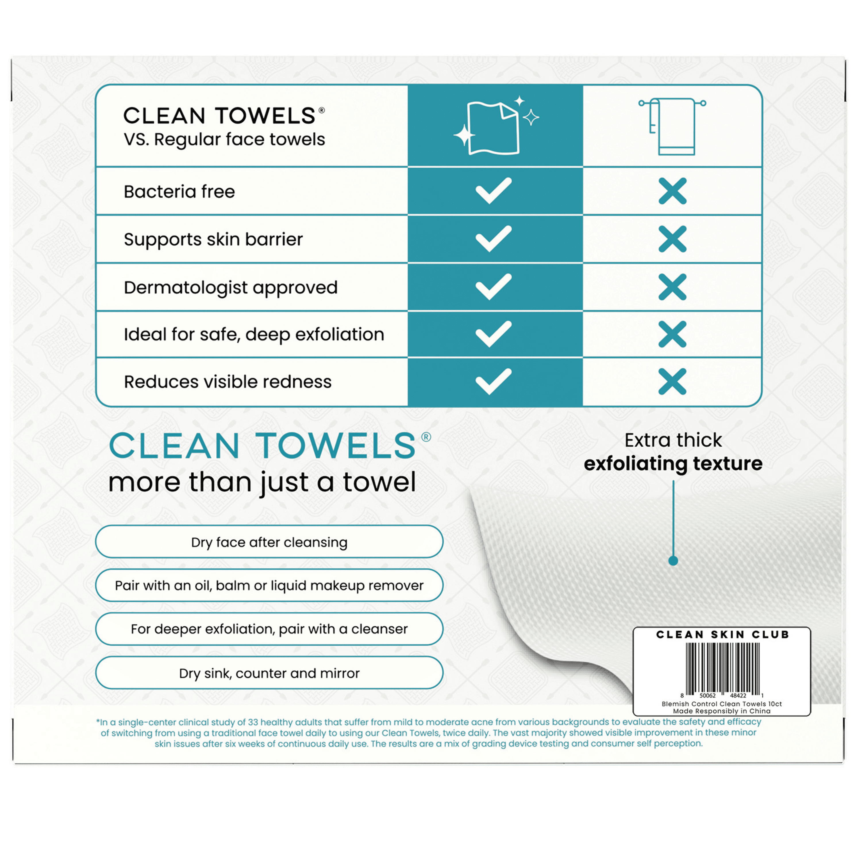 Clean Towels Blemish Control, 10ct