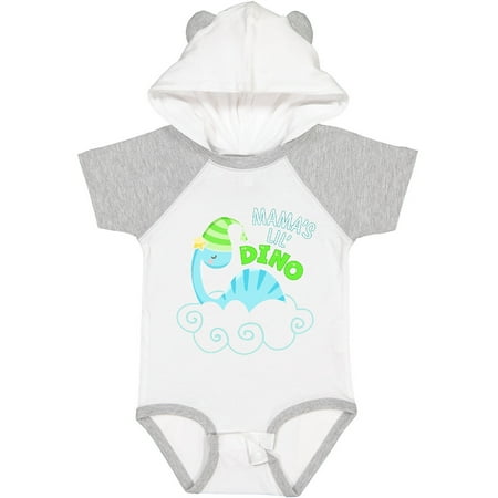 

Inktastic Mama s Lil Dino with Cute Blue Baby Dinosaur Gift Baby Boy or Baby Girl Bodysuit