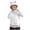 White, variant on Girls' Sun Jacket, UV Blocking Summer Cool Fabric Lightweight Hooded Cape White Size 11-12 T