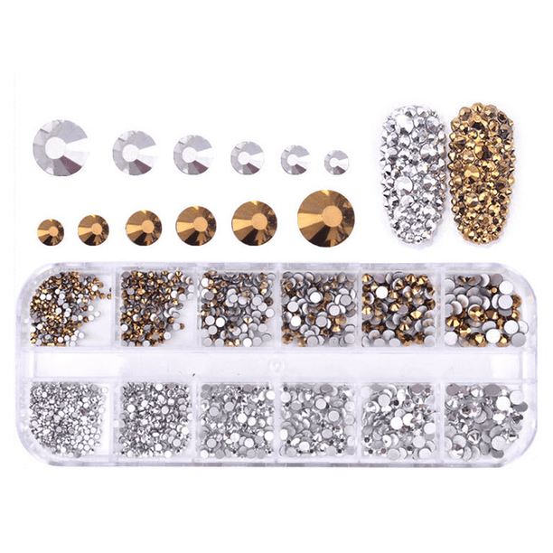 Rhinestone Nail Art Jewel Craft Crystal Glass Ornament para uñas Ormromra CPB-US-CJZ233-7