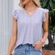 thumbnail image 2 of Blusa suelta OAVQHLG3B Store manga corta cuello V mujer, 2 of 5