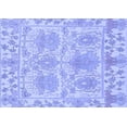 thumbnail image 1 of Ahgly Company Indoor Rectangle Abstract Blue Modern Area Rugs, 2' x 5', 1 of 4