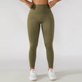 thumbnail image 2 of Pantalones de yoga de cintura alta, pantalones de yoga de cintura alta, leggings de control de abdomen, pantalones de entrenamiento para levantar la cadera, diseño elevado, 2 of 8