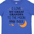 thumbnail image 4 of Inktastic I Love My Great Grandpa to the Moon and Back Boys or Girls Toddler T-Shirt, 4 of 5