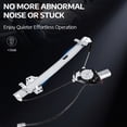 thumbnail image 4 of MOCA AUTOPARTS Rear Left Power Window Regulator w/ Motor Fit for 2003-2008 Honda Pilot, 4 of 10