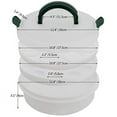 10 Inch Portable Pie Carrier with Lid and Tray 3In1 Round Cupcake