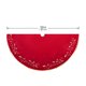 thumbnail image 3 of Christmas Decoration Red Leaf Christmas Tree Tree Skirt Holiday Arrangement, 3 of 7
