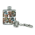 thumbnail image 2 of Funny Western Rustic Lodge Signs Stainless Steel 1oz Mini Flask Key Chain, 2 of 4