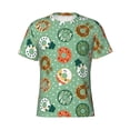 thumbnail image 4 of Qekee Christmas Donuts Classic Fit T-Shirt Men's Shirt Men's Tight Short Sleeves for Exercise, Running, Mountaineering - Christmas Donuts, 4 of 9