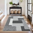 thumbnail image 5 of 6.5'x10' area rug with matching runner boho entry rug area rug modern farmhouse area rug large area rugs for bedroom, 5 of 9