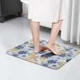 thumbnail image 4 of Pioneer Flower Floral Print Flannel Non Slip Door Rugs,Washable Door Mats Indoor,Decorative Door Mats,Dirt-Resistant and Absorbent Doormat for Entrance,Bedroom,Kitchen,Bathroom,23.5"x16", 4 of 5