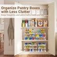 thumbnail image 4 of Everie 3-Tier Extendable Foil,Cans Heavy Duty Holder,Adjustable 11'' to 16.7'' Wide for Kitchen Cabinet Pantry Storage, 4 of 9