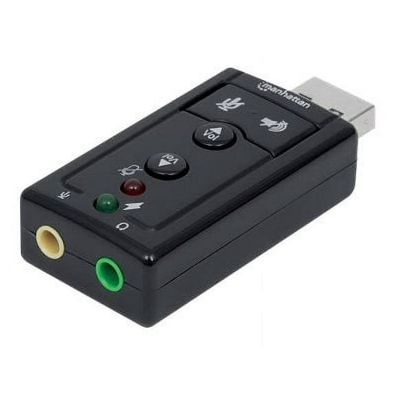 Manhattan Hi-Speed USB 2.0 3D 7.1 Sound Adapter 152341